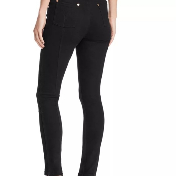 High-Waisted Black Skinny Pants - Picture 5 of 6